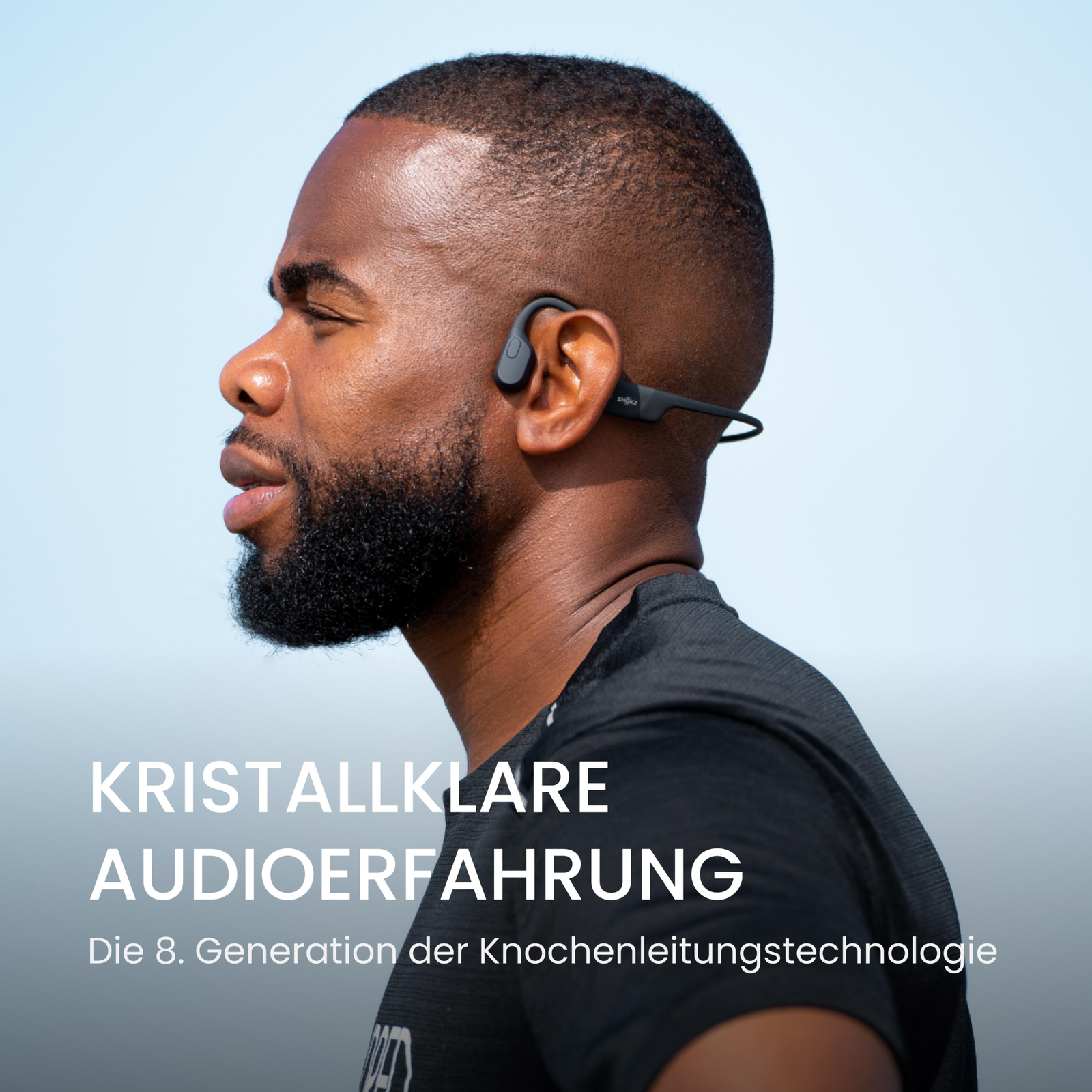 Shokz OpenRun Knochenschall-Kopfhörer für Sport