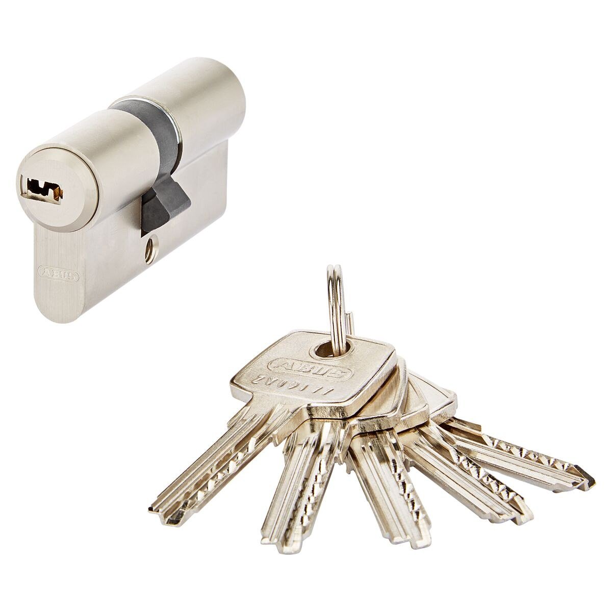 Abus D6XNP Türzylinder 28/34 mm mit 5 Schlüsseln und Codekarte