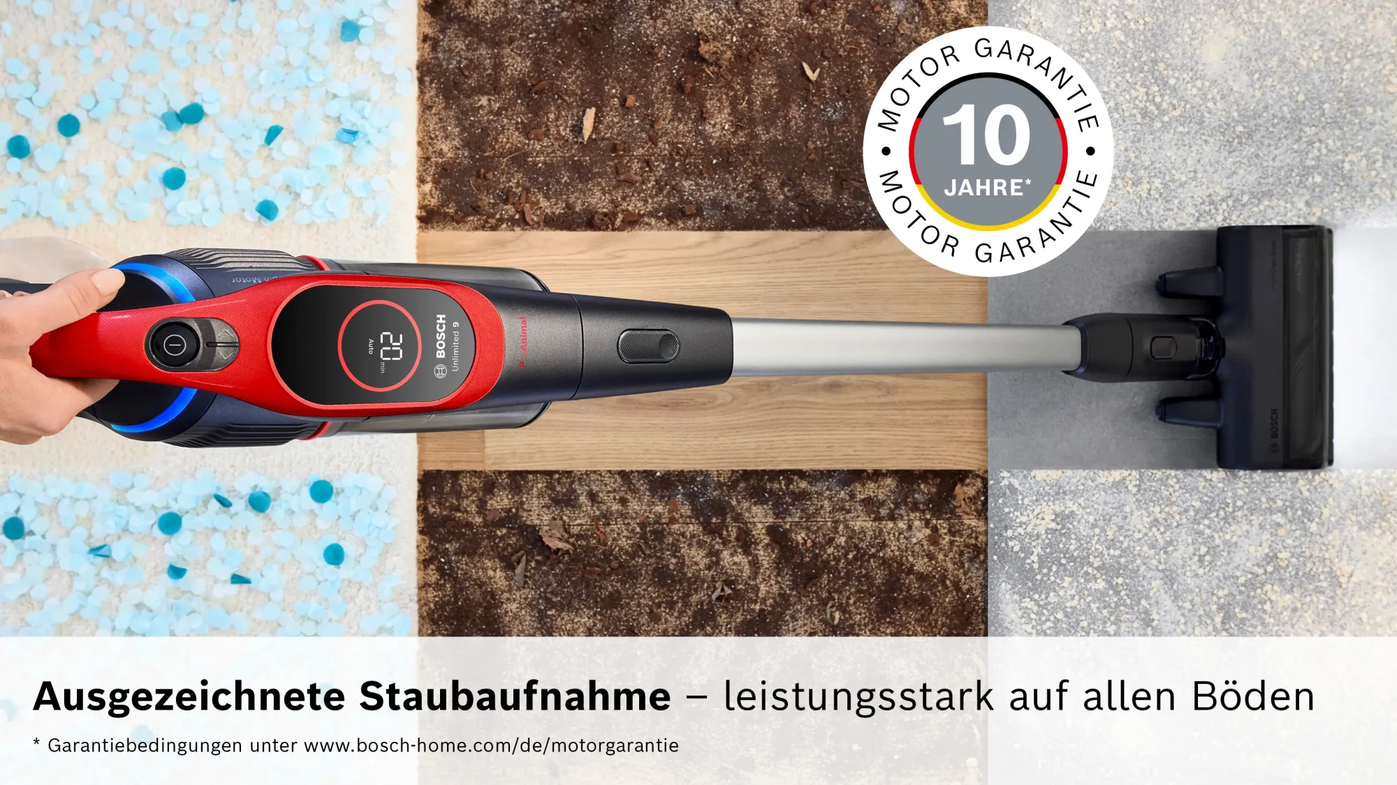 Bosch Unlimited 9 ProAnimal BKS941PET Akku-Staubsauger
