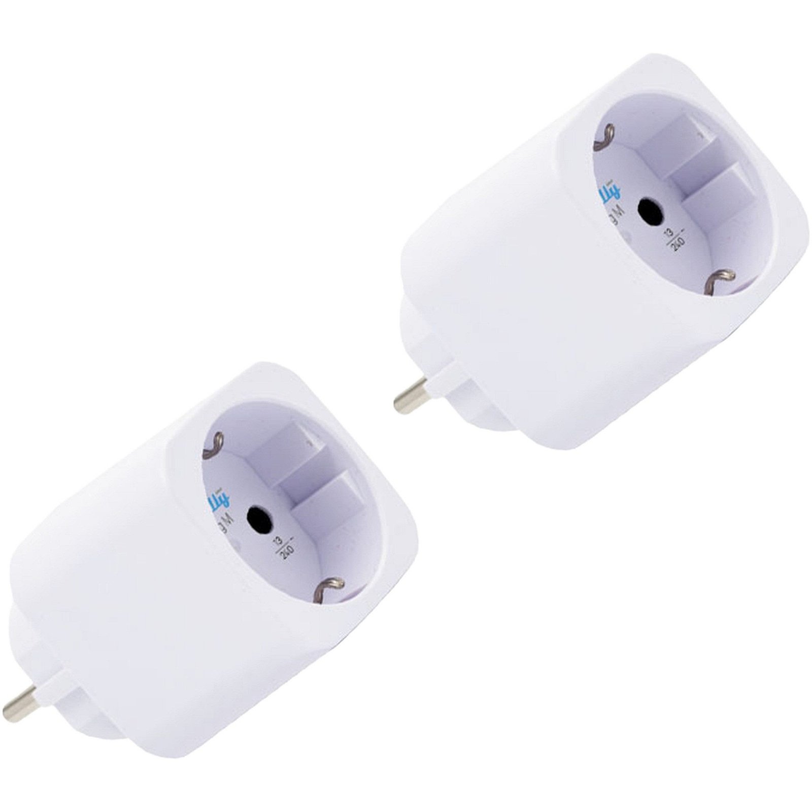 Shelly Plug M Gen3 2er-Pack Smarte Steckdose mit Matter und Verbrauchsmessung