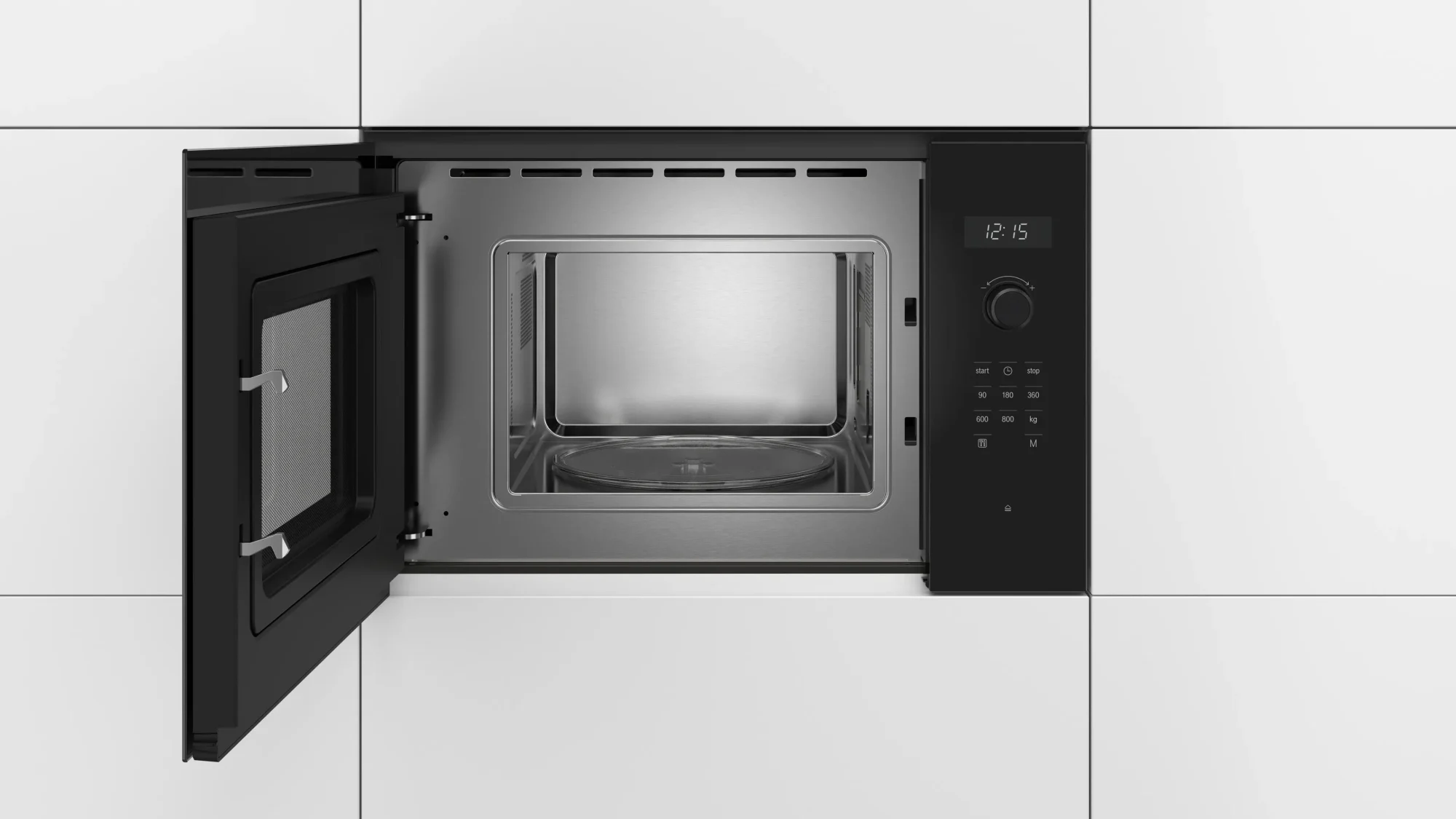 Bosch Serie 6 BFL524MB0 Einbau-Mikrowelle 20 l 800 W Schwarz