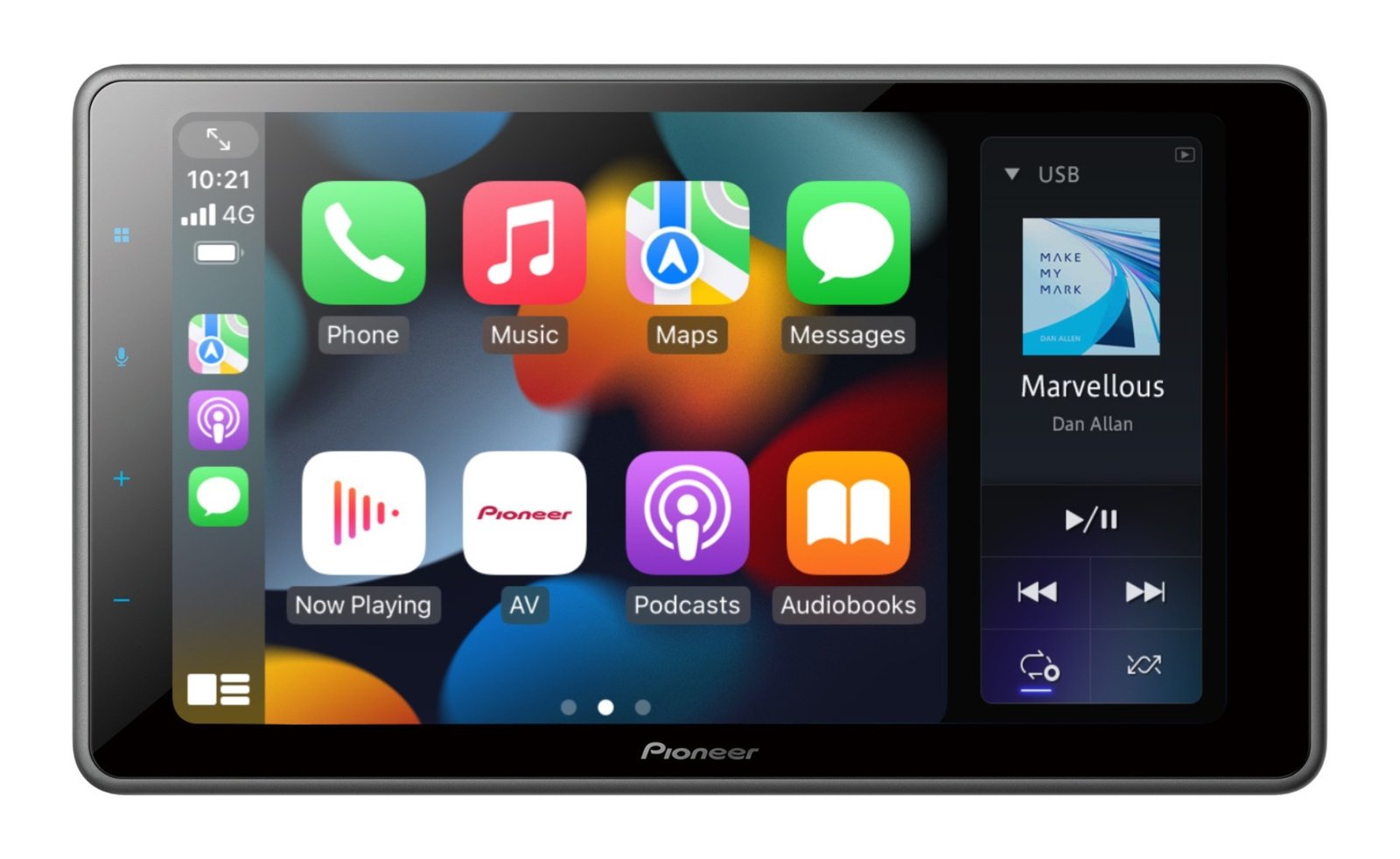 Pioneer SPH-EVO950DAB-UNI2 Moniceiver 9 Zoll mit CarPlay und DAB+