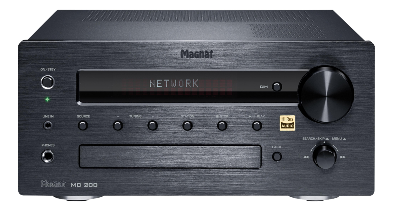 Magnat MC 200 Netzwerk-Receiver mit CD-Laufwerk, DAB+ und Bluetooth