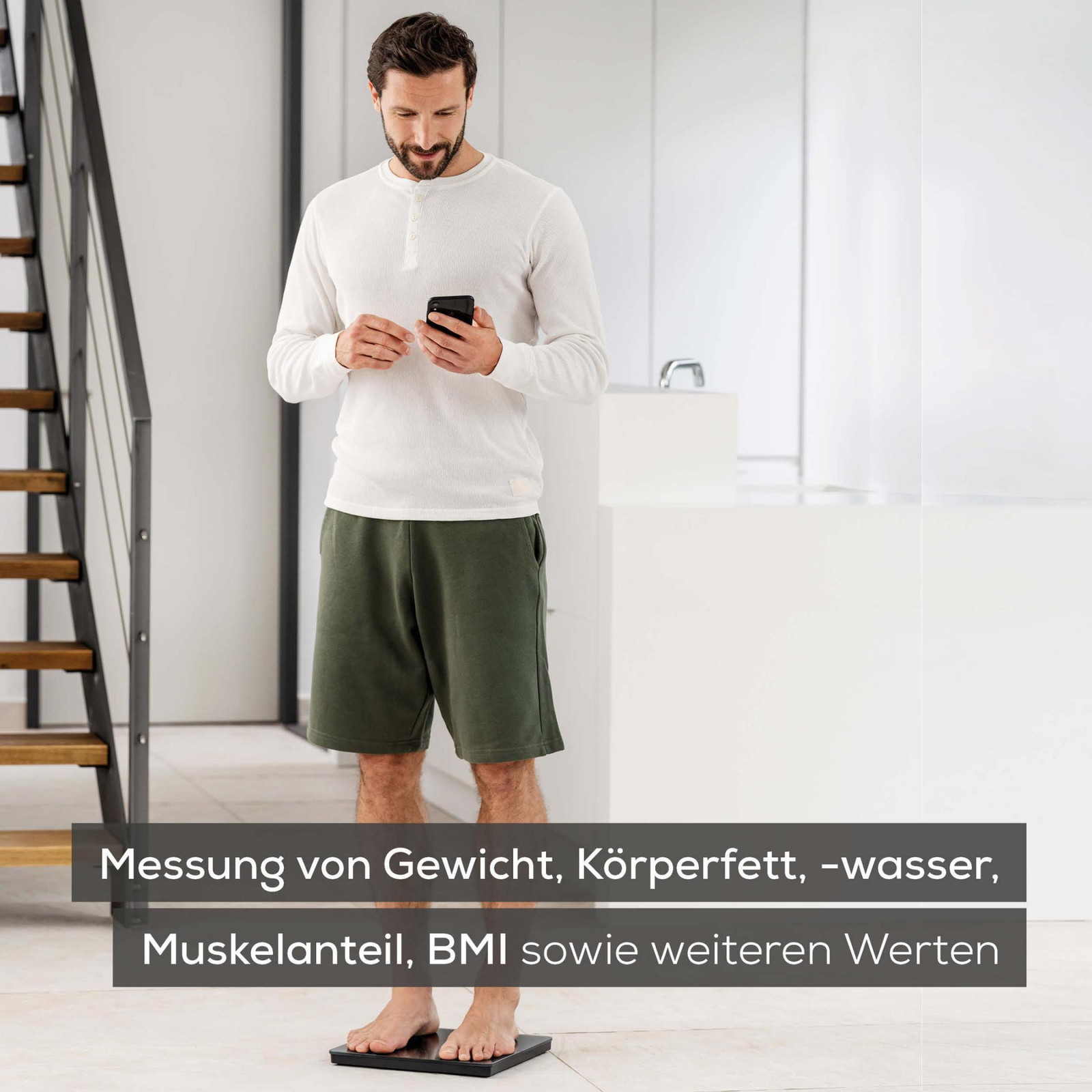 Beurer BF 500 Bluetooth-Diagnosewaage aus Glas