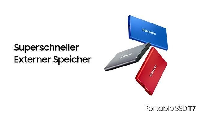 Samsung Portable SSD T7 1 TB Externe SSD USB 3.2 Gen 2 MU-PC1T0T