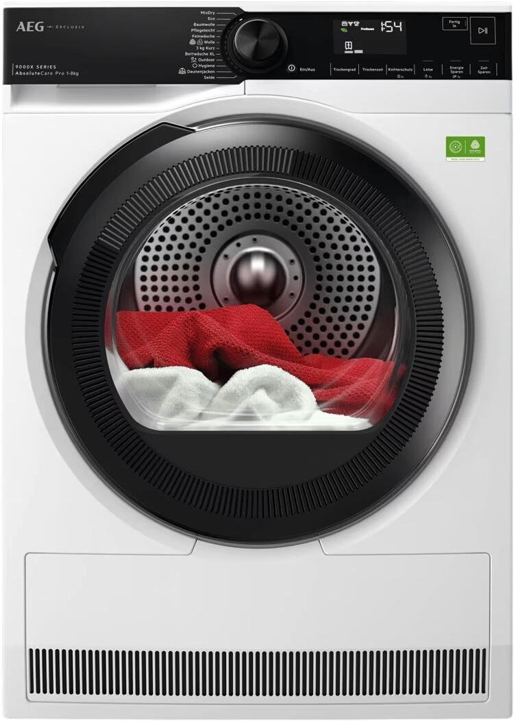 AEG 9000X Series TR9X75889 Wärmepumpentrockner 8 kg