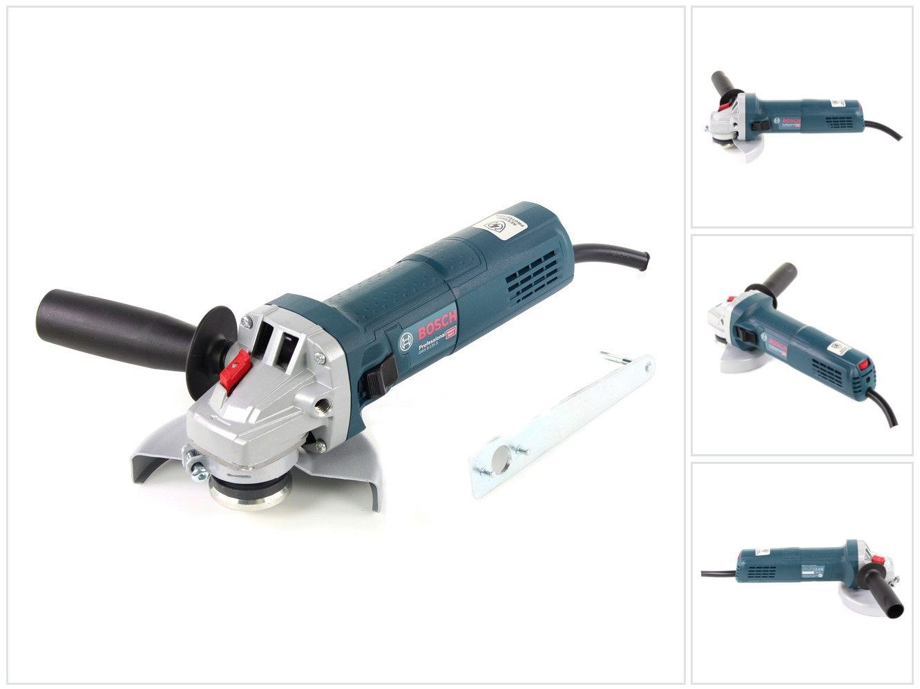 Bosch Professional GWS 9-125 S Winkelschleifer 900 W mit Drehzahlregelung (0601396104)