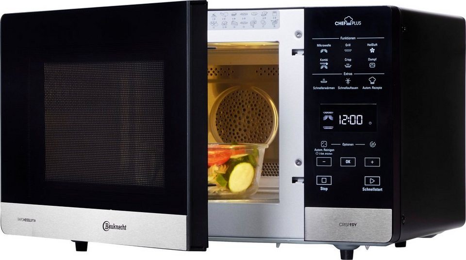 Bauknecht MW 59 MB Mikrowelle mit Grill und Heißluft 25 l