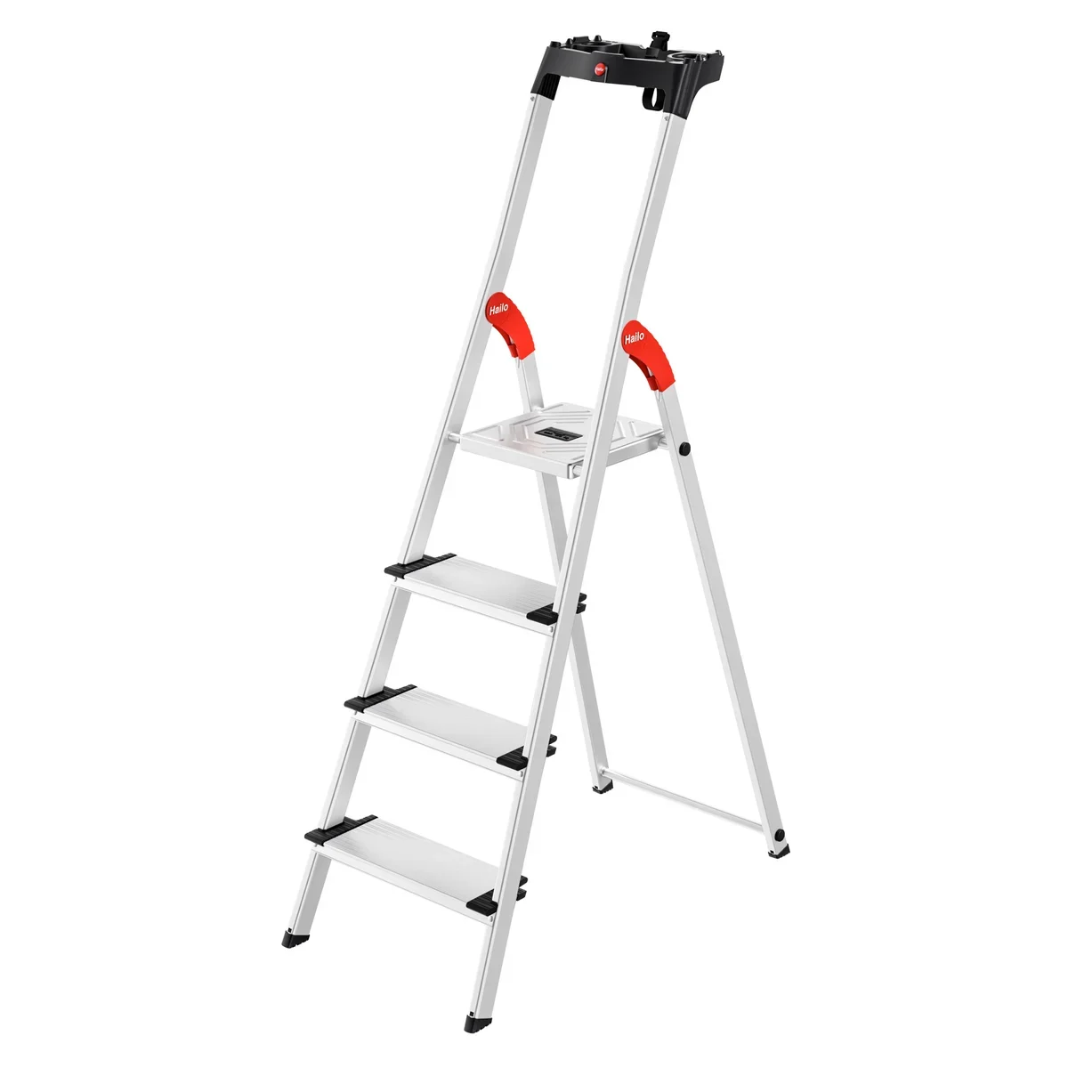 Hailo L80 Comfortline 8040-407 Aluminium-Stehleiter 4 Stufen