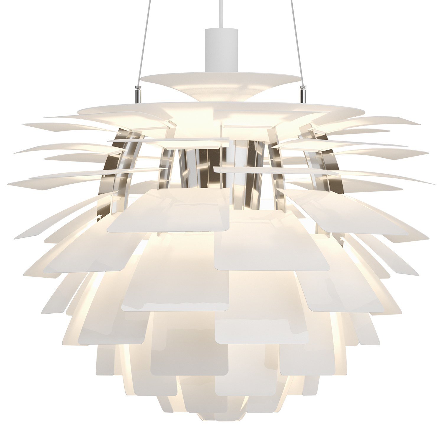 Louis Poulsen PH Artichoke 600 Pendelleuchte weiß Ø 60 cm