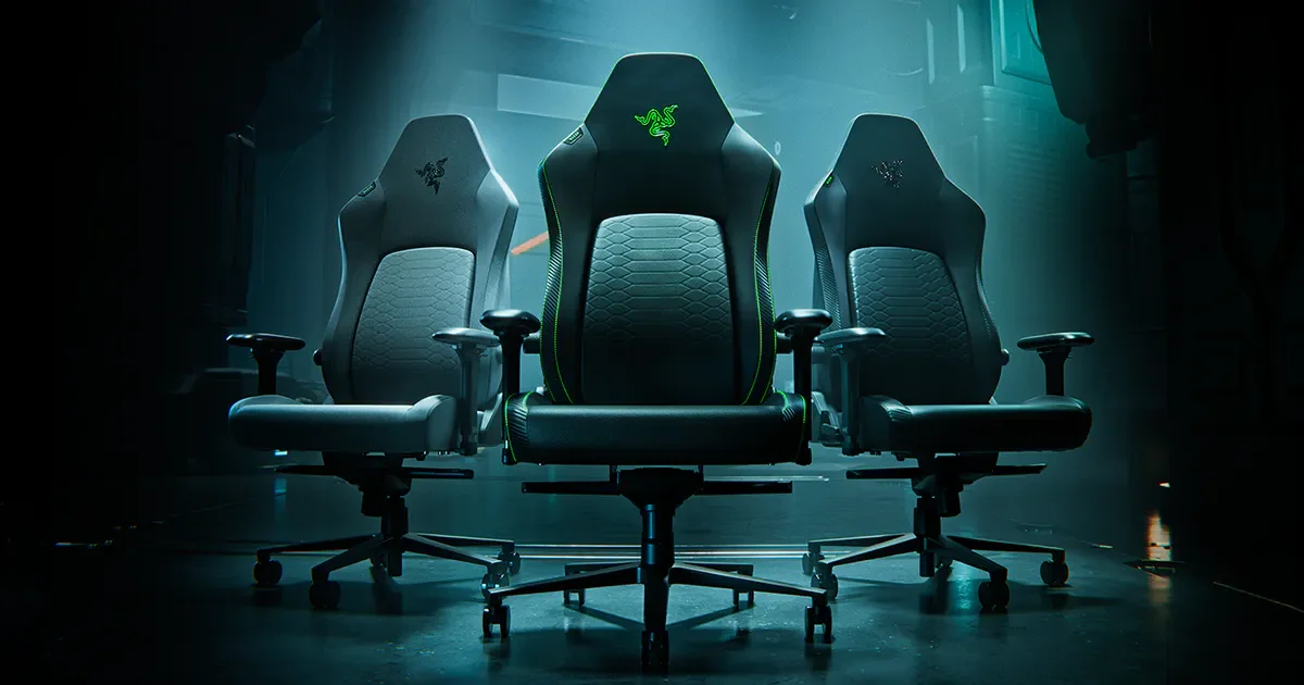 Razer Iskur V2 Gaming-Stuhl mit adaptiver Lordosenstütze
