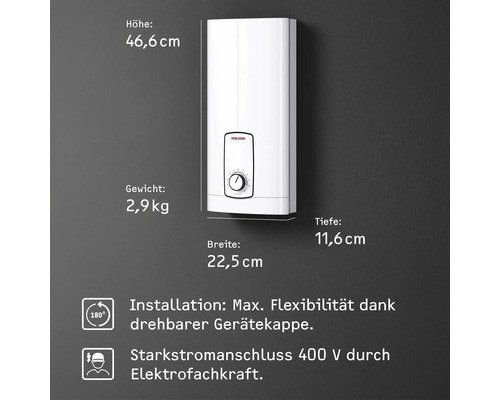 Stiebel Eltron DHB 18/21/24 ST Trend Durchlauferhitzer elektronisch