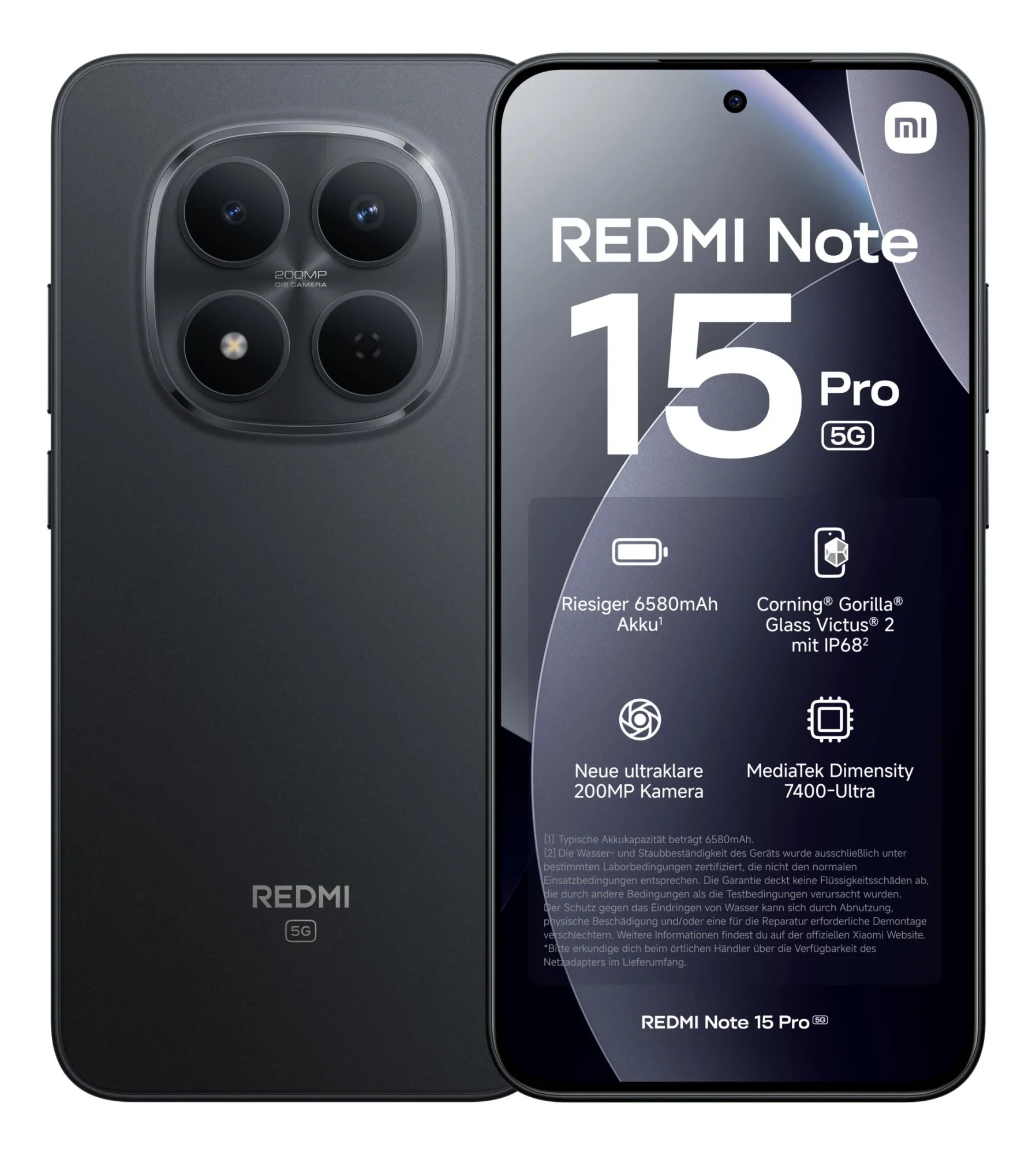 Xiaomi Redmi Note 15 Pro 5G Smartphone 6,83 Zoll 512 GB