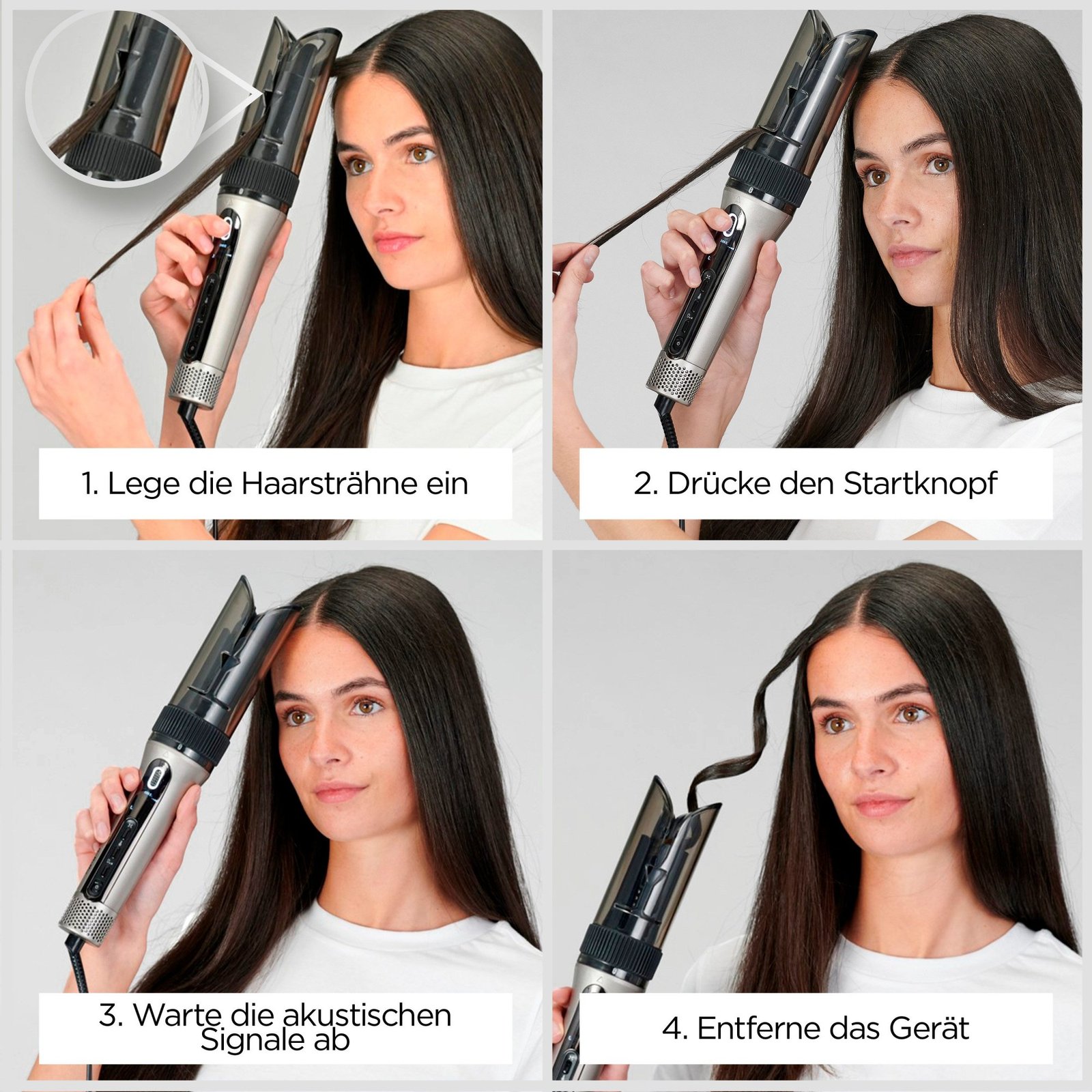 BaByliss Style Secret Air C6688E Automatischer Lockenstab 25 mm