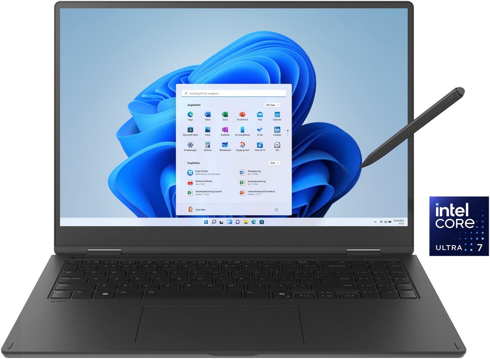 LG gram Pro 16 2-in-1 (2025) – Core Ultra 7, 16 GB, 1 TB, 16-Zoll-OLED-Touch