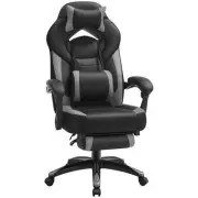 Songmics OBG77 Gamingstuhl Kunstleder/Netz bis 150 kg