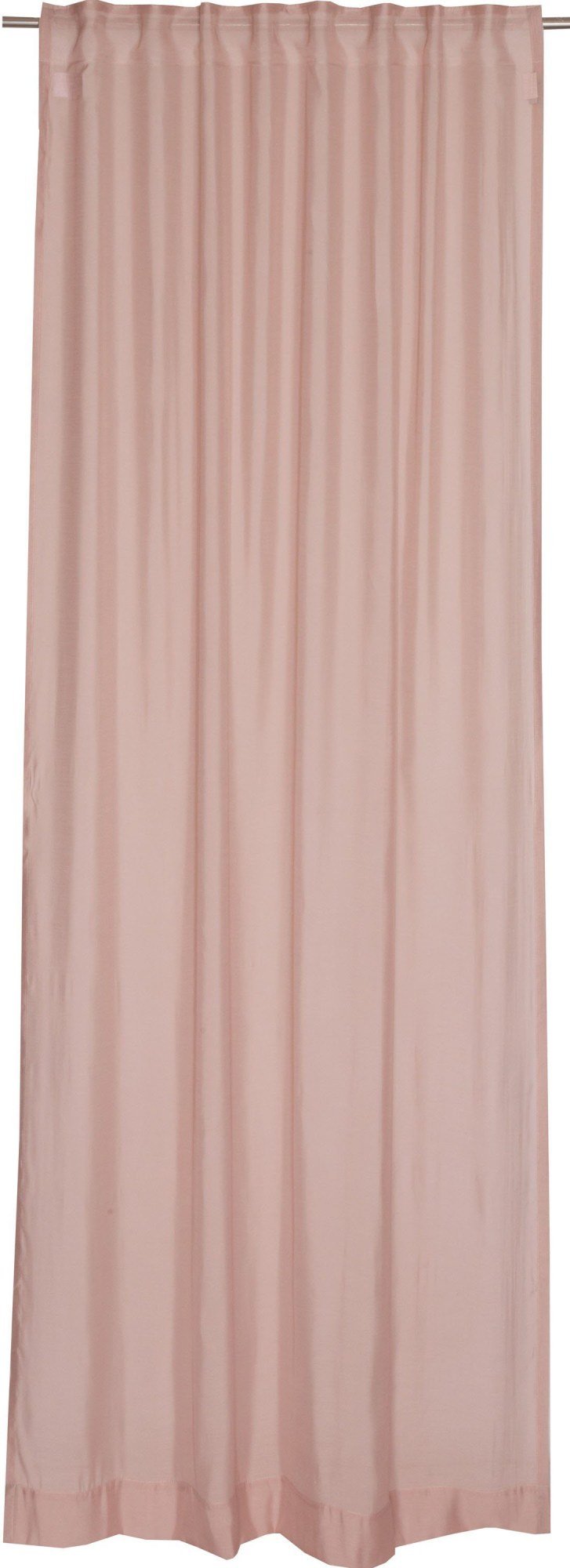 Schöner Wohnen Solid Vorhang Jacquard halbtransparent Rosé 130 × 250 cm