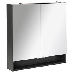 Fackelmann Luna Spiegelschrank 80 cm Anthrazit (87218)