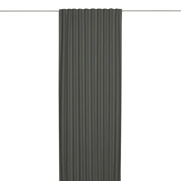 Elbersdrucke Midnight Verdunkelungsvorhang Grau 140 × 255 cm