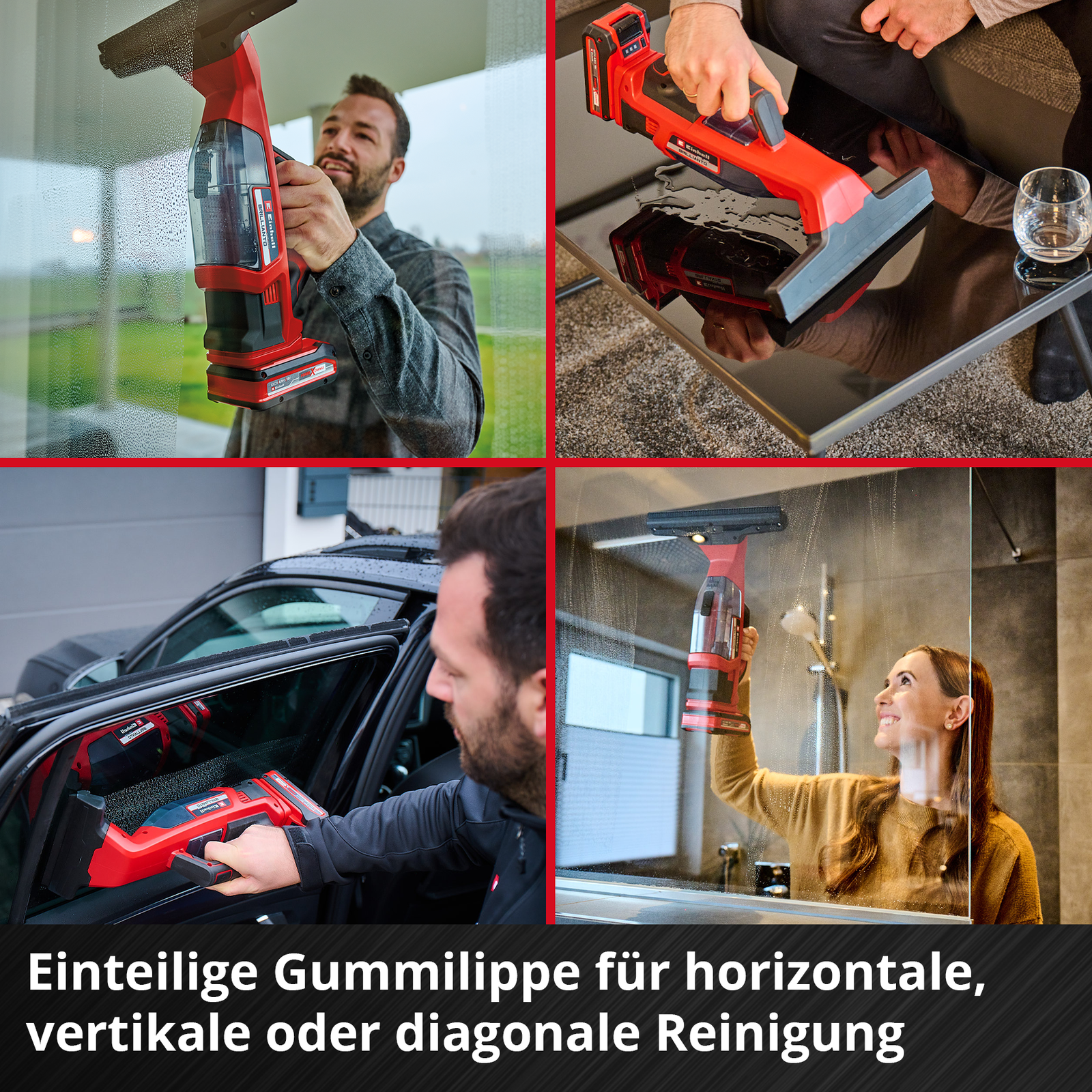 Einhell Brillianto Akku-Fenstersauger 3437100