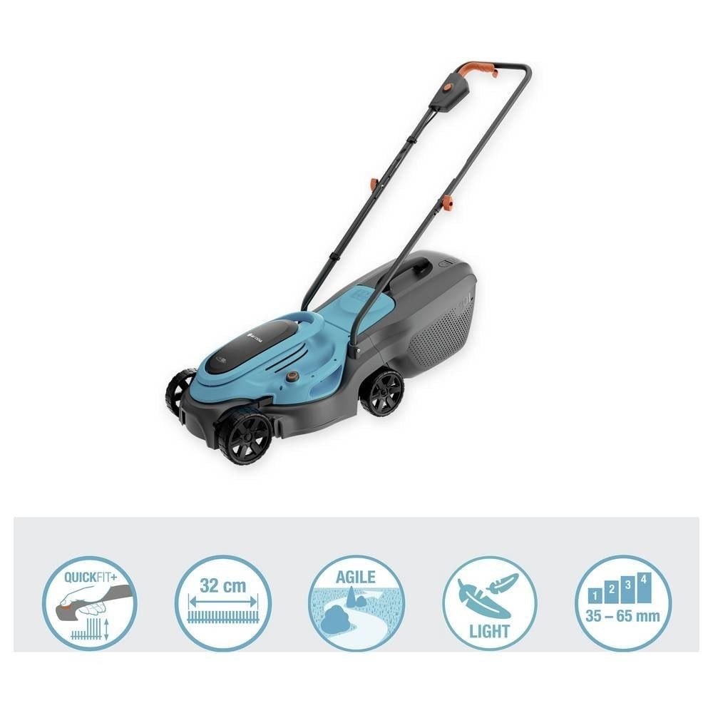 Gardena EasyMax 32/18V P4A Akku-Rasenmäher 32 cm mit Akku