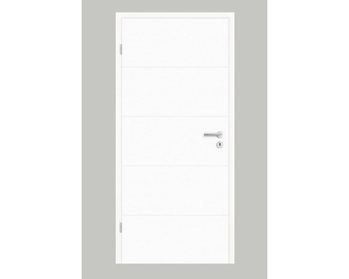 Pertura Tilda 10 Design Zimmertür weiß lackiert (RAL 9003) 86 x 198,5 cm links