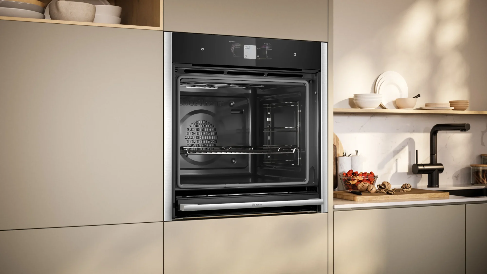 Neff N 90 Einbaubackofen B64VT73N0 mit Slide&Hide und Pyrolyse