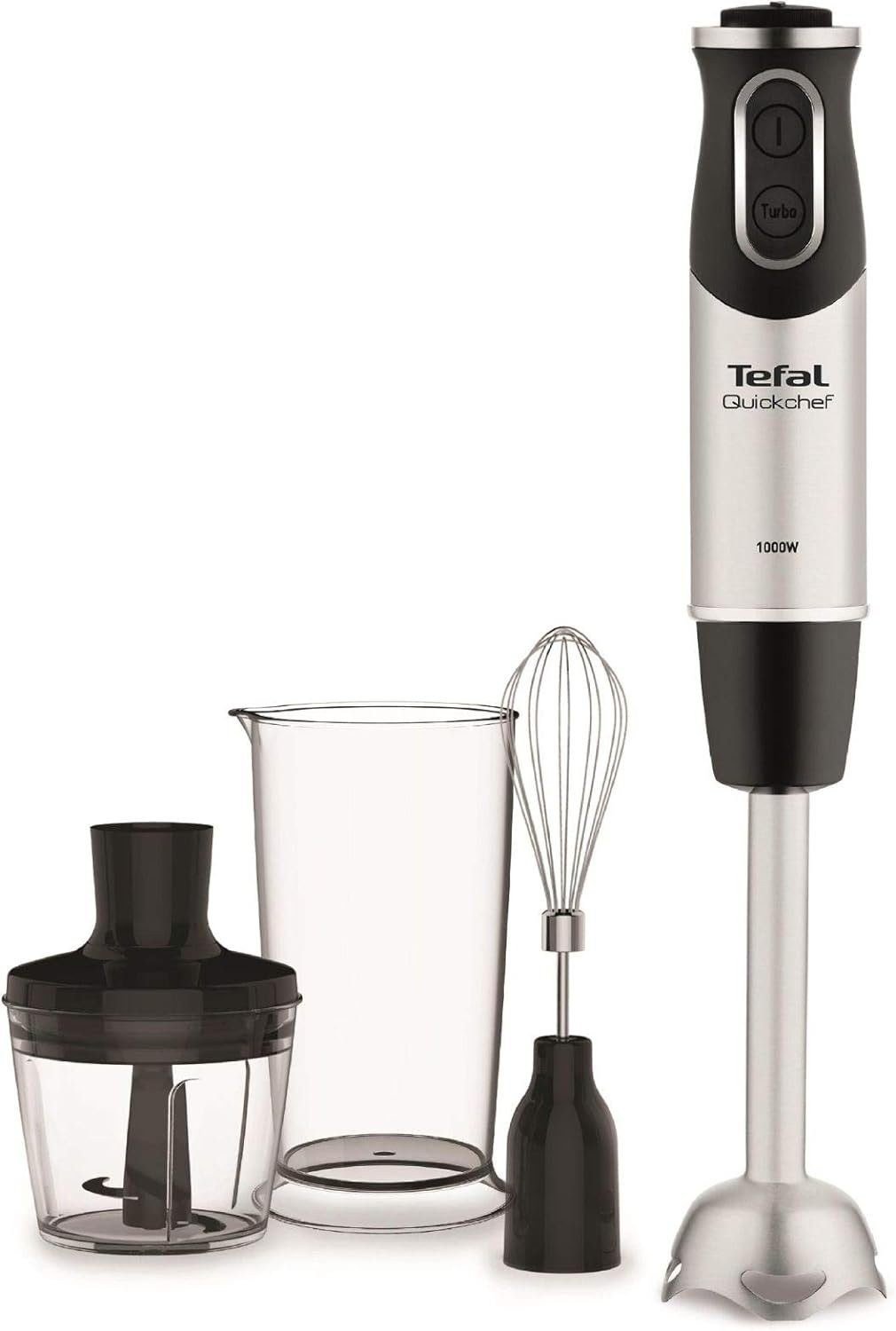 Tefal HB656838 Stabmixer 1.000 W mit Zerkleinerer