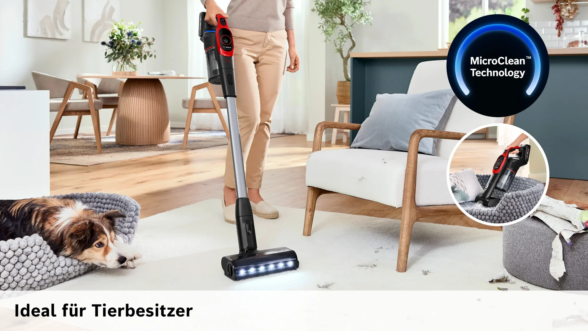 Bosch Unlimited 9 ProAnimal BKS941PET Akku-Staubsauger