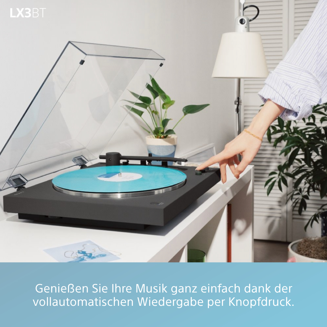 Sony PS-LX3BT Plattenspieler vollautomatisch mit Bluetooth