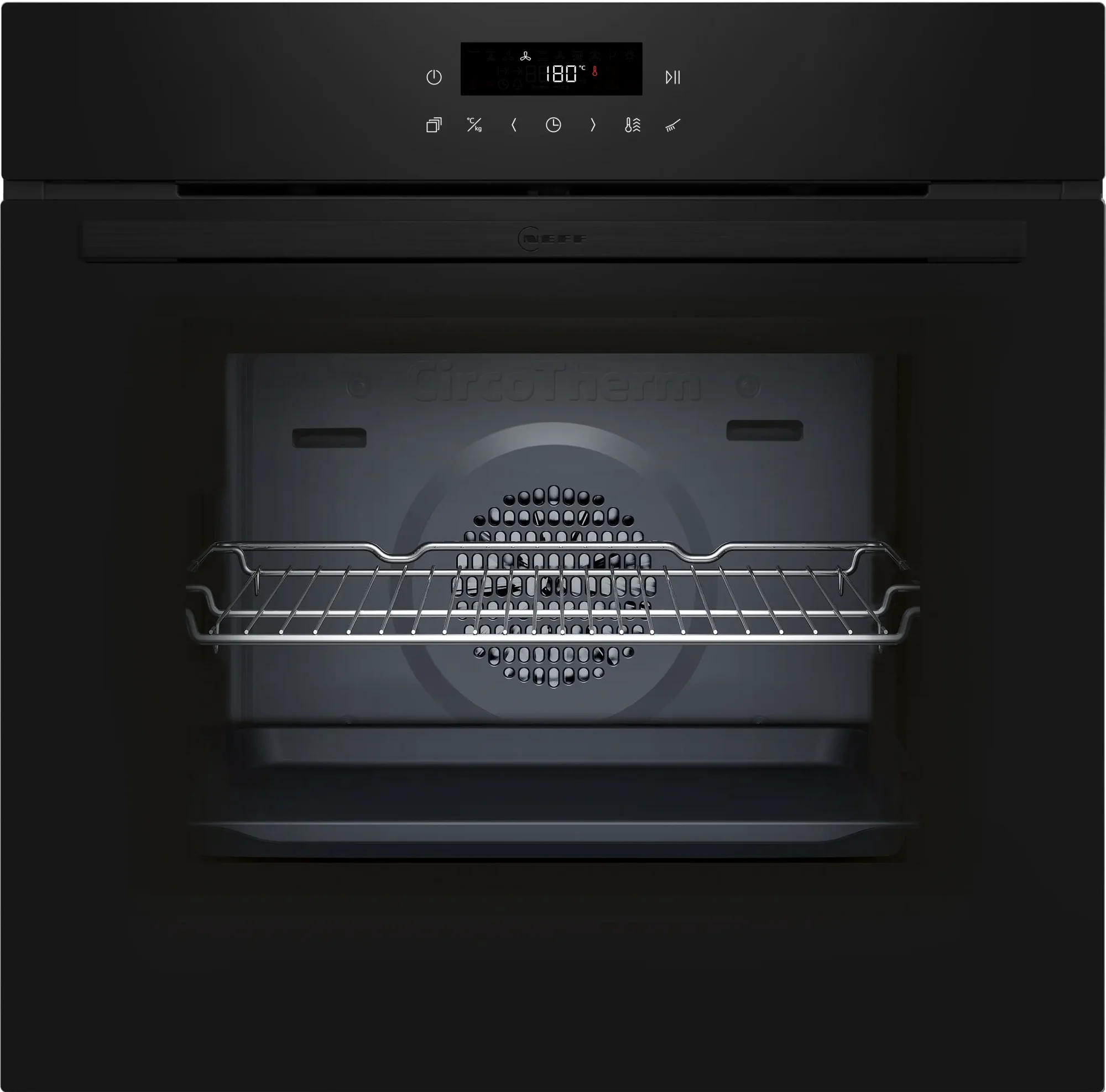 Neff N 30 B2CCJ7AK3 Einbaubackofen 71 l Pyrolyse Airfry Schwarz