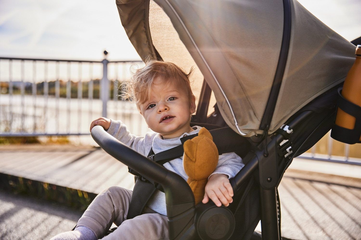 Hauck Runner 3 Jogging-Kinderwagen mit Luftreifen