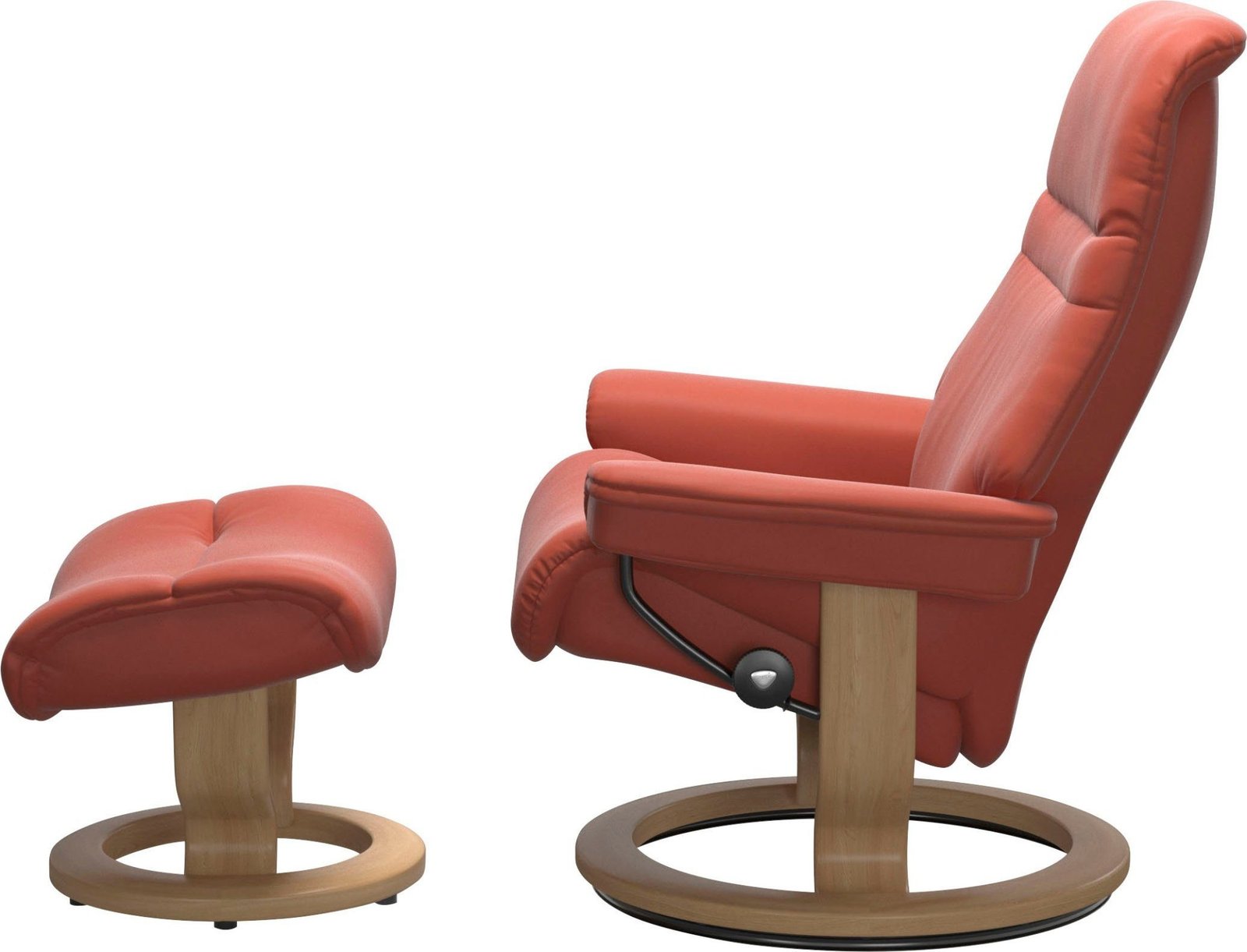 Stressless Sunrise Relaxsessel mit Hocker, Leder