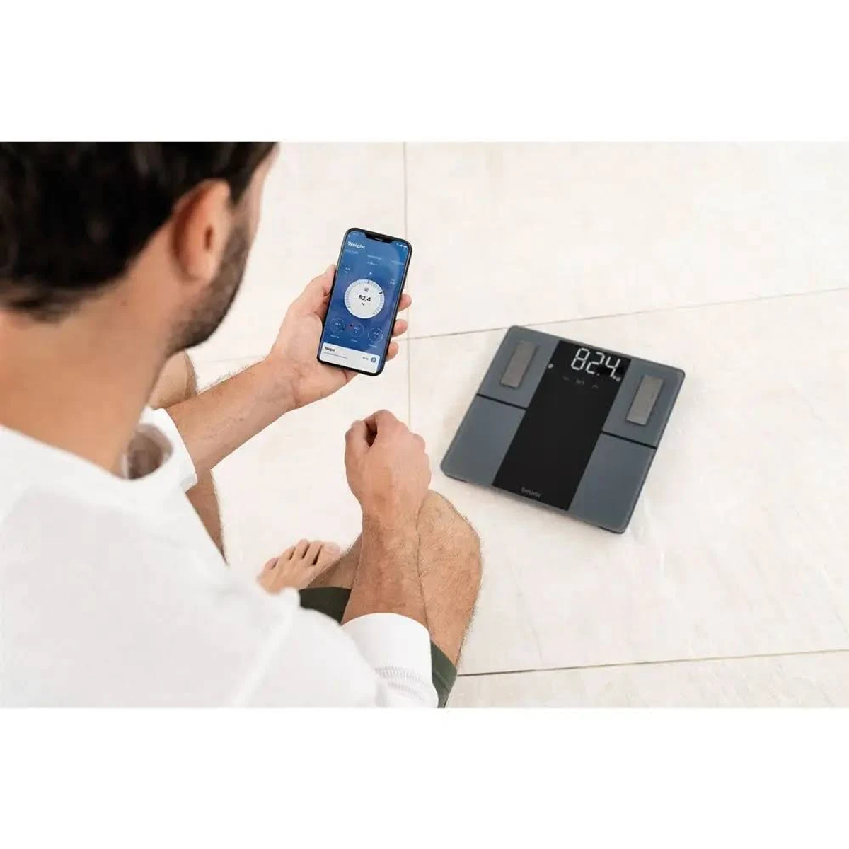 Beurer BF 500 Bluetooth-Diagnosewaage aus Glas