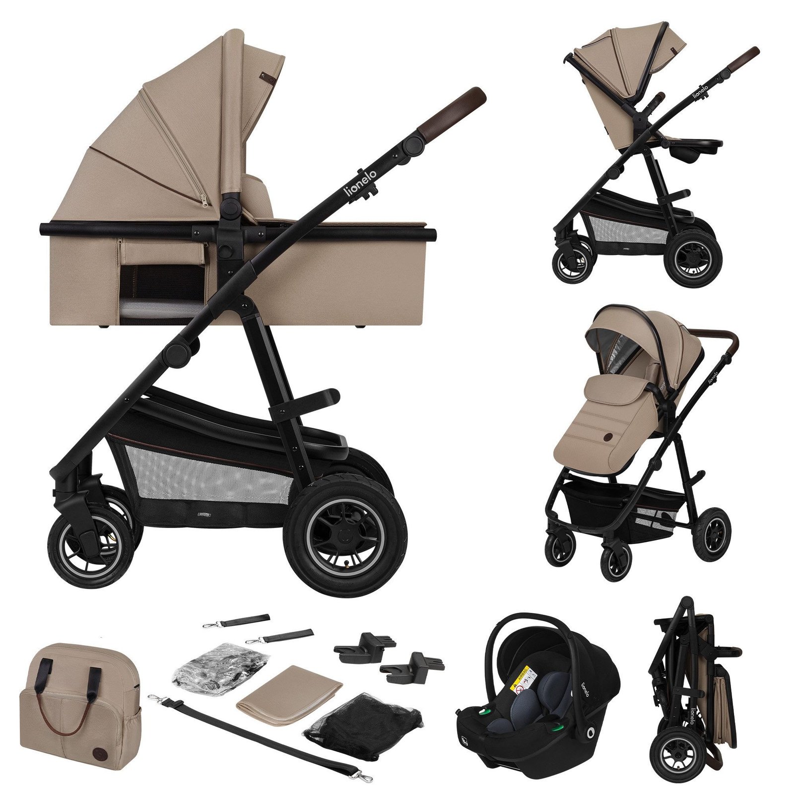 Lionelo Amber 3 in 1 Kombikinderwagen
