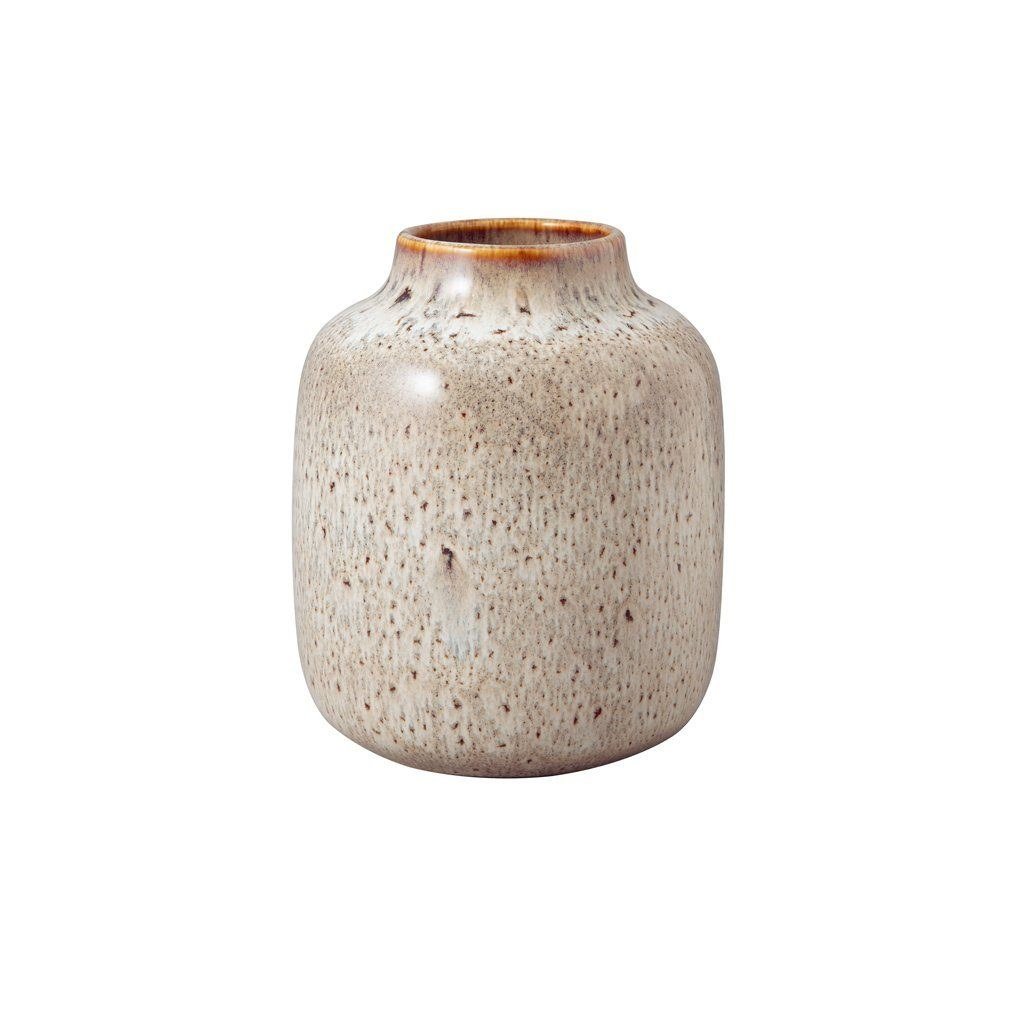 like. by Villeroy & Boch Lave Home Vase Nek Steingut Beige 15,3 cm