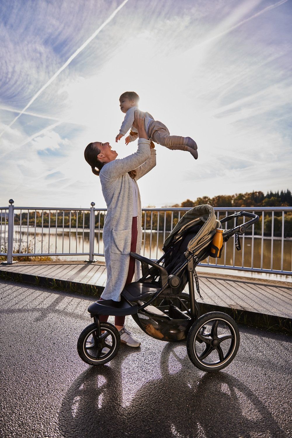 Hauck Runner 3 Jogging-Kinderwagen mit Luftreifen