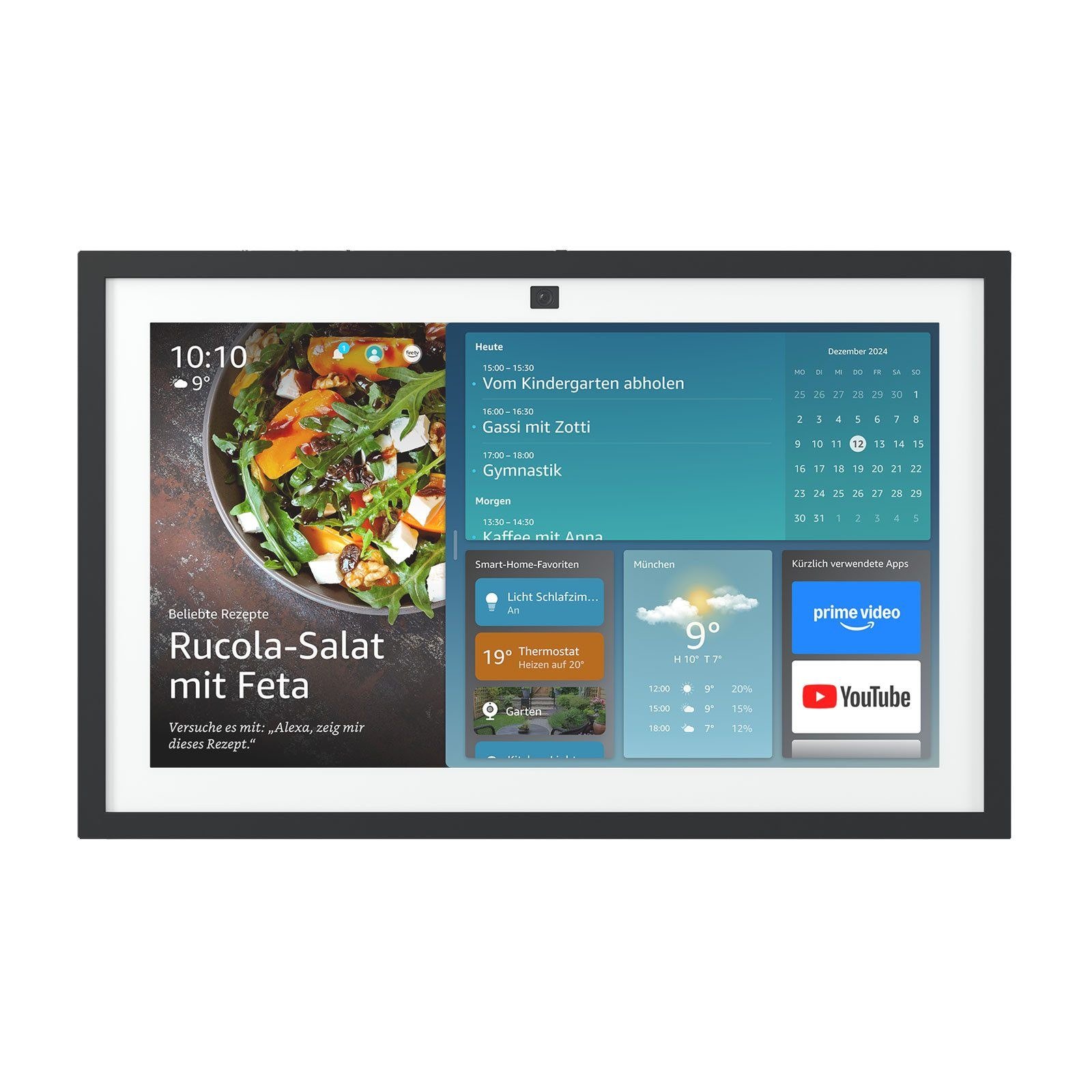 Amazon Echo Show 21 Smart Display mit Alexa und Fernbedienung