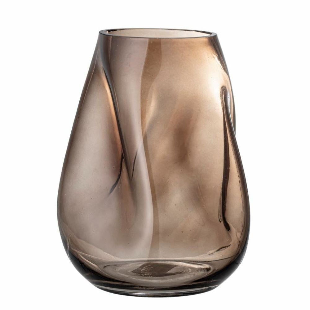 Bloomingville Ingolf Dekovase Glas Braun 19,5 × 26 × 18 cm
