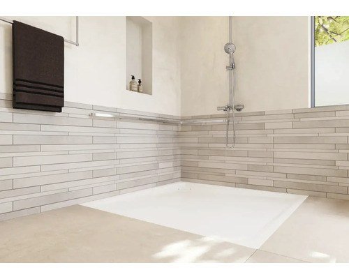 Kaldewei Superplan 390-1 Quadrat-Duschwanne 90 x 90 cm emailliert
