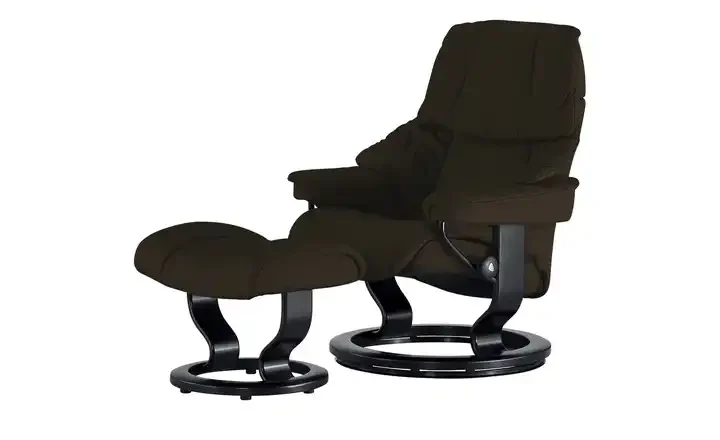 Stressless Reno L Relaxsessel mit Hocker, Leder