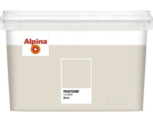 Alpina Wandfarbe Pantone 13-0905 Birch beige 2,5 l