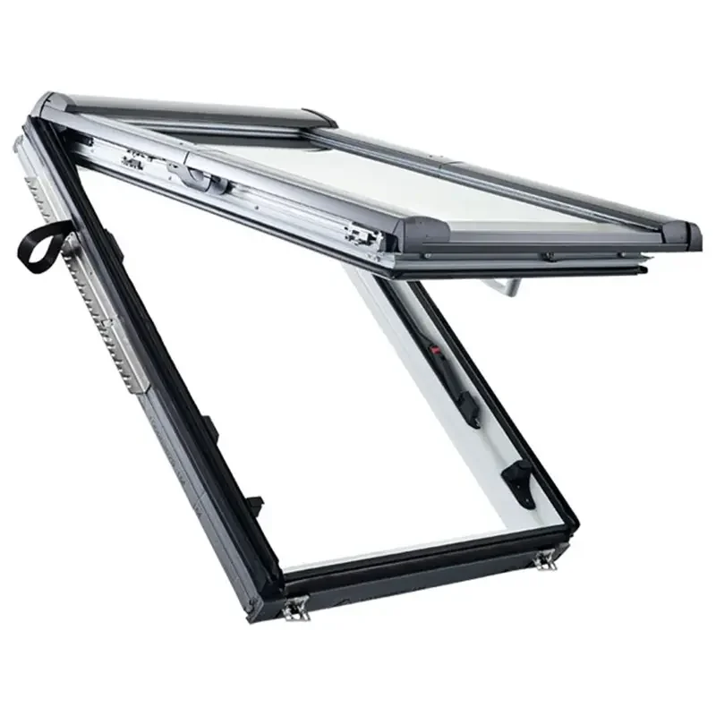 Roto Designo R88C Klapp-Schwingfenster Kunststoff weiß 114 x 118 cm