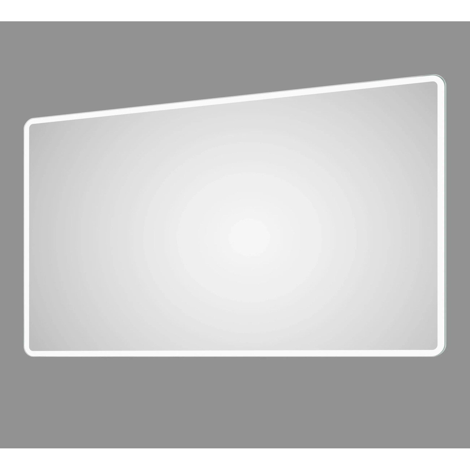 DSK Design LED-Lichtspiegel Silver Rio 120 x 70 cm