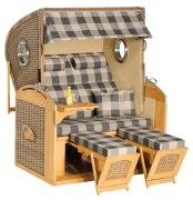 Sunny Smart Rustikal 305 Z Bullauge Comfort XL Strandkorb