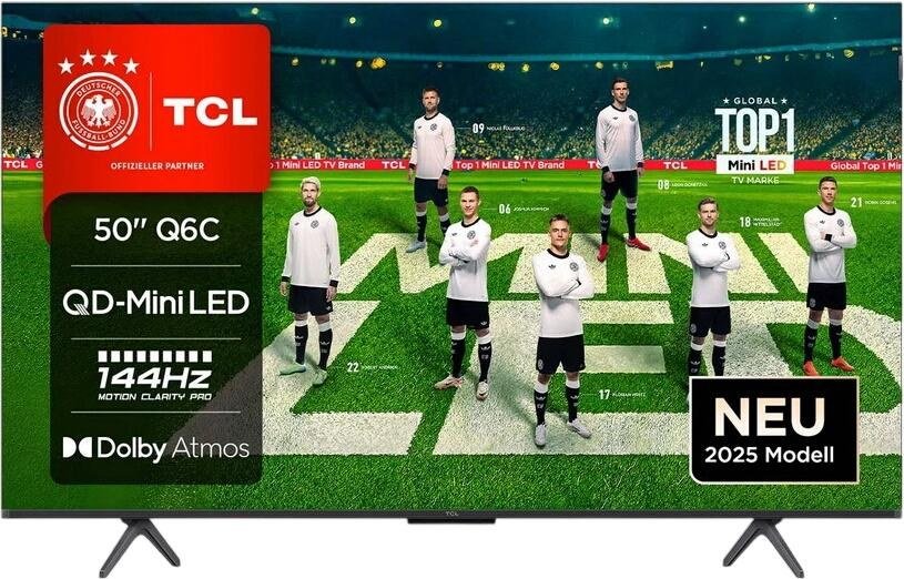 TCL Q6C 50 Zoll QD-Mini-LED 4K Smart TV (50Q6C)
