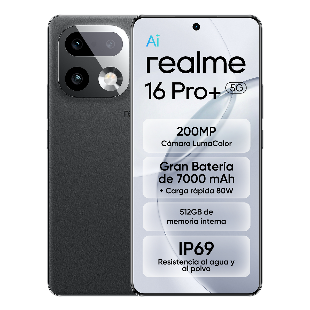 Realme 16 Pro+ 5G Smartphone 6,8 Zoll 512 GB