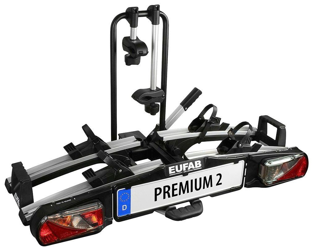 Eufab Premium II Fahrradträger 11521 für Anhängerkupplung 2 Räder