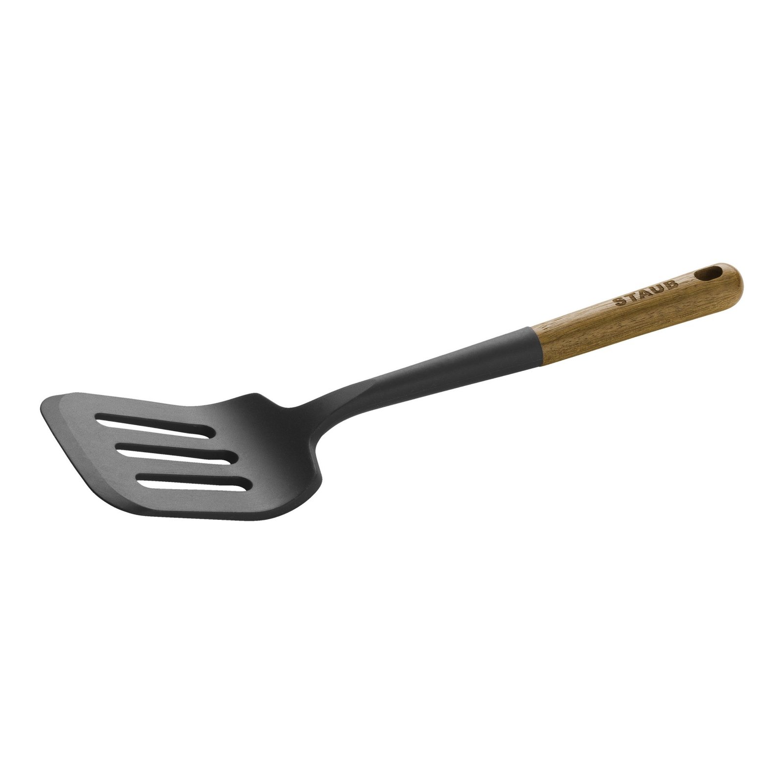 Staub Pfannenwender 31 cm Silikon mit Akazienholzgriff 40503-102