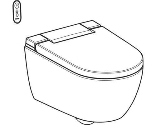 Geberit AquaClean Alba 146350011 Wand-Dusch-WC Komplettanlage
